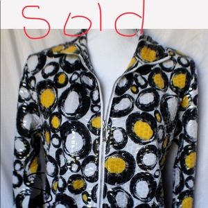 Birch Hill Womens Size Small Zip Up Jacket Shiny